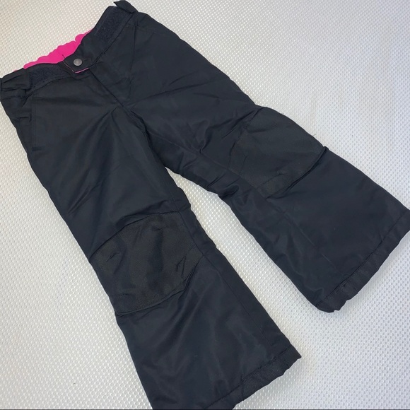 Swiss Tech Black Pink Snow Pants Child XS 4-5 NWOT - Picture 1 of 8